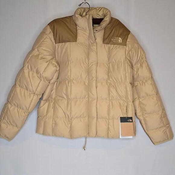 The North Face Women's Lhotse Reversible Jacket in Khaki/Stone, Size M, NWT $250 - Picture 3 of 7